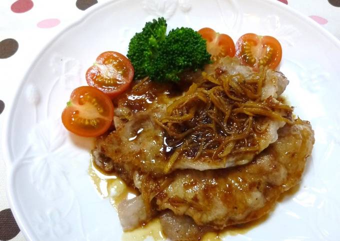 Recipe of Quick Butter is the Key! Ginger Pork