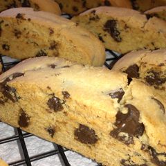 " Biscotti with Chocolate Chips " A picture of " Biscotti with Chocolate Chips ".