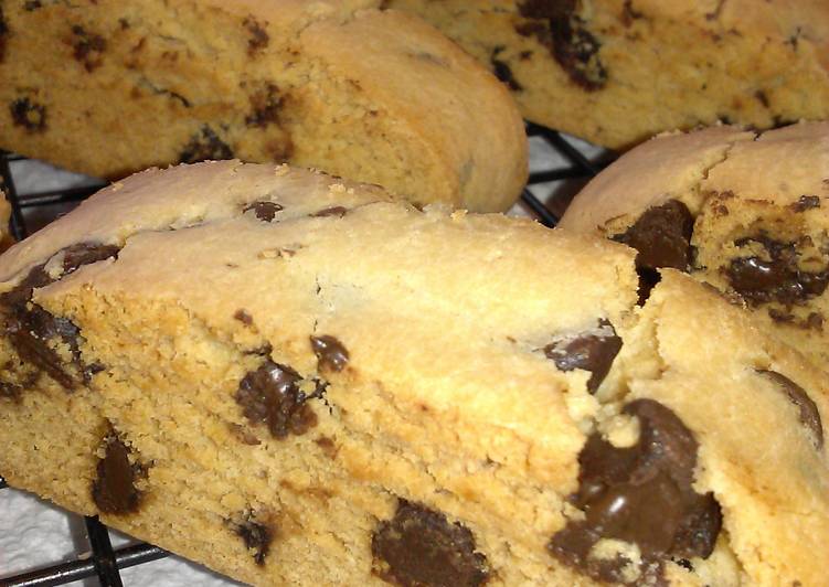 Simple Way to Make Ultimate &#34; Biscotti with Chocolate Chips &#34;