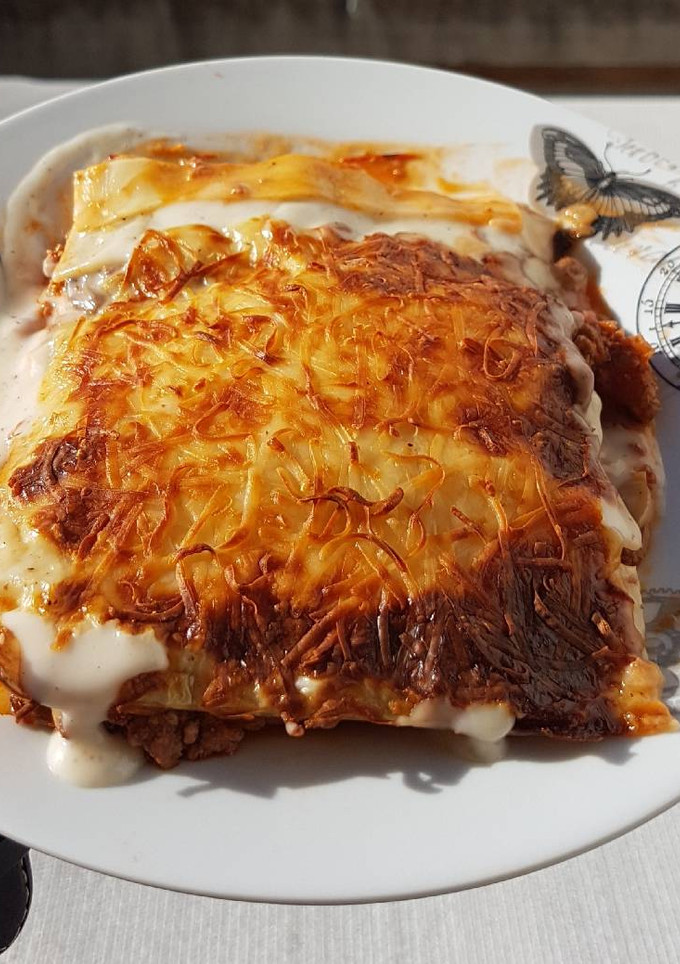 Una foto de Lasaña de carne súper rica