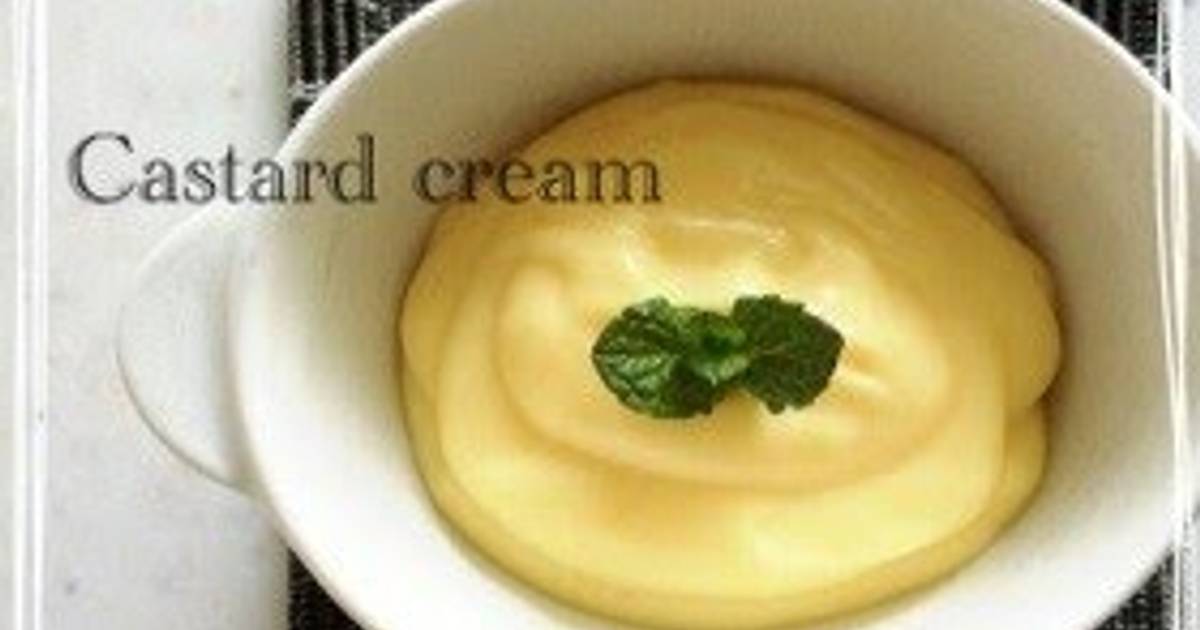 Quick, Easy Custard in the Microwave (with a whole egg) Recipe by