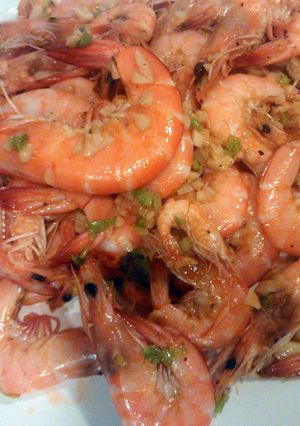 A picture of 3J's Garlic Butter Shrimp.