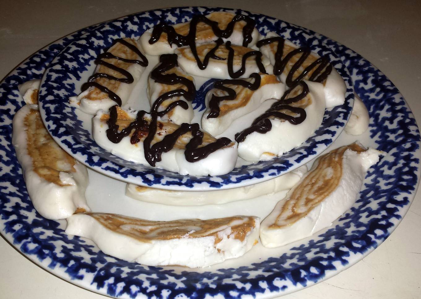 Peanut Butter Swirl No Bake's