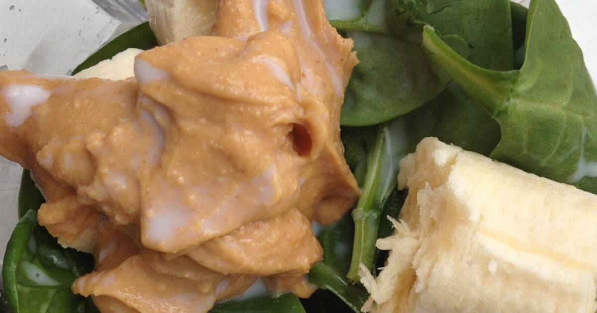 Peanut Butter Banana Green Smoothie Recipe By Ka Pow Cookpad