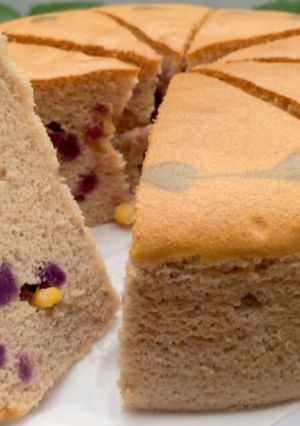 รูปของ สูตรเค้กมันม่วง Purple Sweet Potato Cake