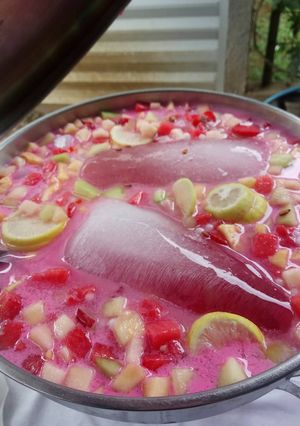 Foto resep Es buah segar susu