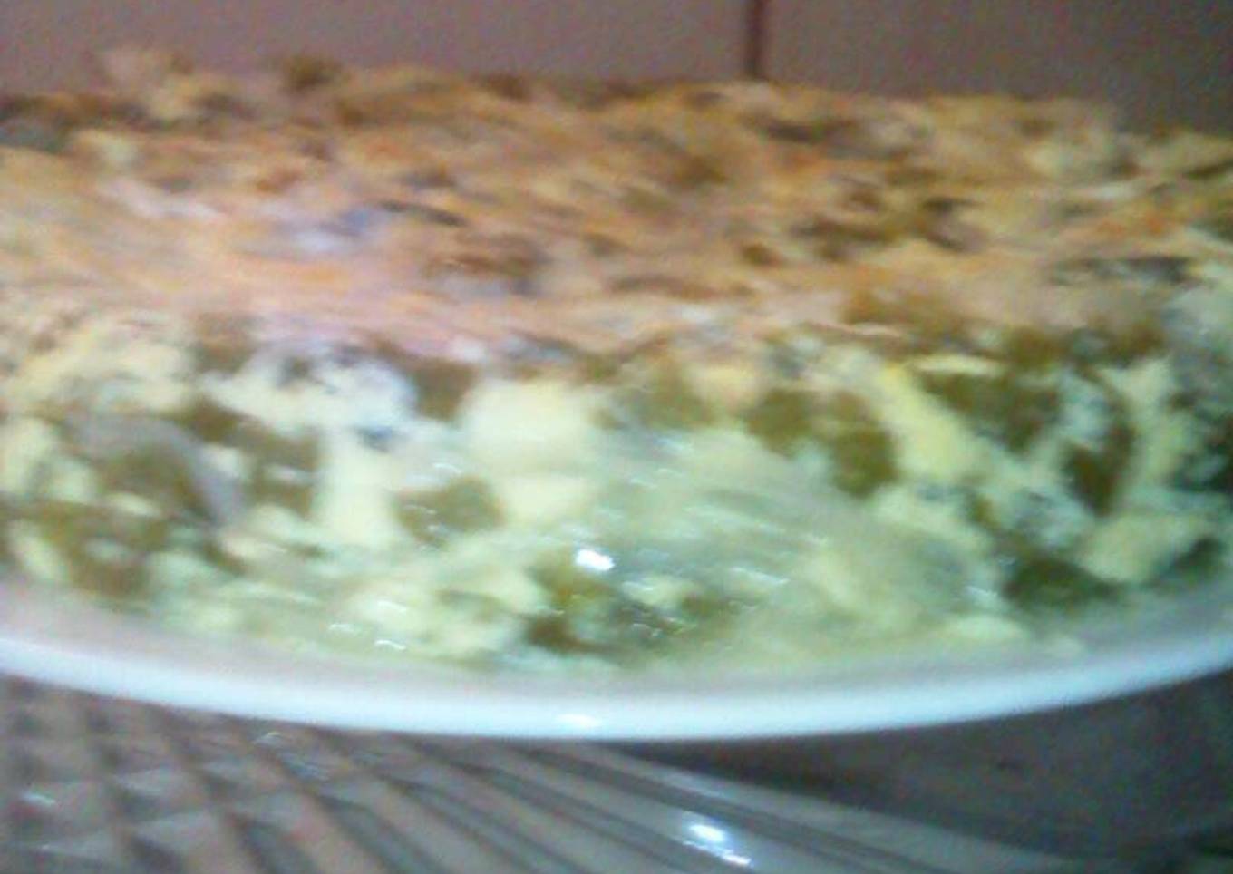Tortilla de huevo con nopal