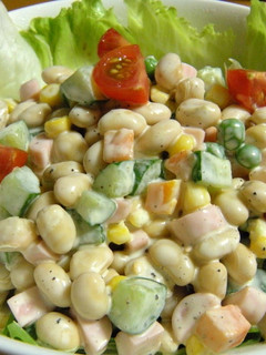 A picture of Soy Bean Salad.