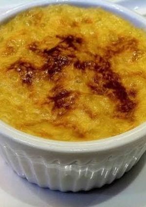 A picture of Baked Sago Pudding.
