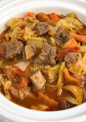 A picture of Tomato Beef Borscht (Great for Muscle Building and Fat Loss).
