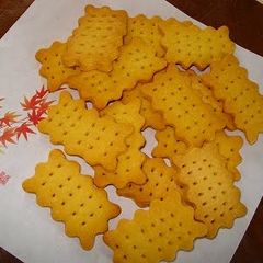 A picture of Egg-free Cornmeal Cookies.