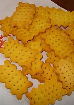 A picture of Egg-free Cornmeal Cookies.
