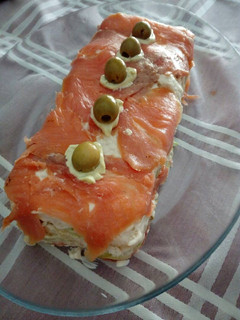 Una foto de Pastel de pan de molde