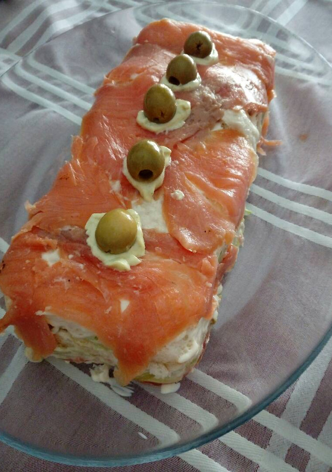 Una foto de Pastel de pan de molde