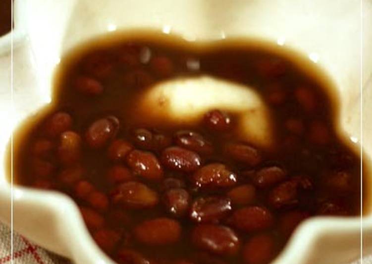 Zenzai (Sweet Red Bean Soup) in the Pressure Cooker!