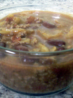 A picture of Spicy Beef and Cabbage Soup.