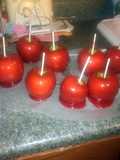 Best ever candy apples (they got a chewy coating, not hard to bite at all!)