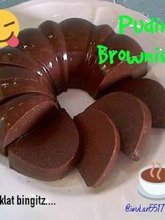 Foto resep Puding Brownies