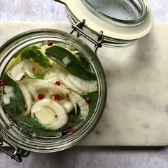 A picture of Pickled fennel.