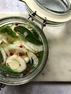 A picture of Pickled fennel.