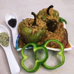 A picture of Appetizing Stuffed Capsicum.