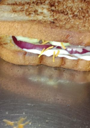 A picture of Cucumber Onion Sandwich.