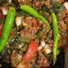 Bhindi 2 pyaja A picture of Bhindi 2 pyaja.