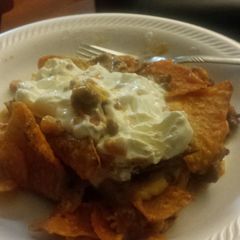 A picture of Dorito casserole.