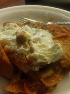 A picture of Dorito casserole.