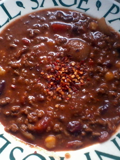 A picture of Beef Chilli.