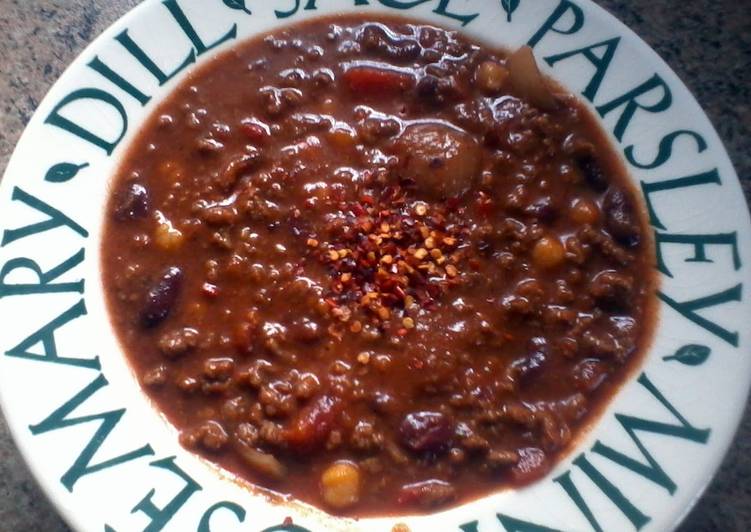 How to Prepare Homemade Beef Chilli