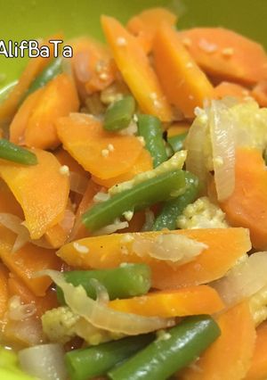 Foto resep Tumis wortel, buncis dan jagung muda yam2