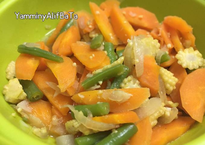 Resep Tumis Wortel Buncis Dan Jagung Muda Yam Oleh Malvin YamminyAlifBaTaTsa Cookpad