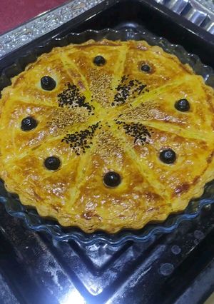 صورة لوصفة فطيرة محشية خفيفة 😋