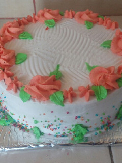 A picture of Queen Victoria sponge cake.