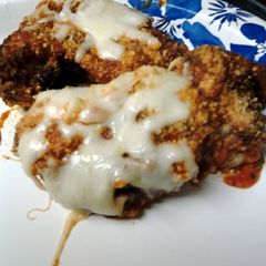 chicken fingers parmesan A picture of chicken fingers parmesan.