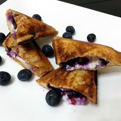 A picture of Blueberry Toaster Sandwich.