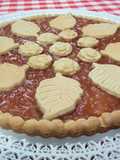 Crostata con marmellata di mele cotogne