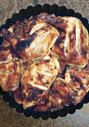 صورة لوصفة دجاج مشوي مع البطاطس