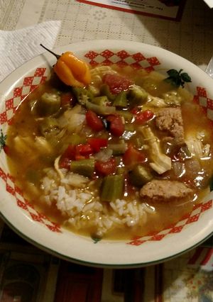 A picture of Hellfire Gumbo.