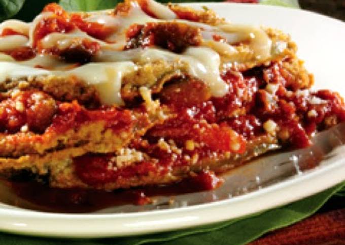 Recipe of Jamie Oliver No-Frying Eggplant Parmesan