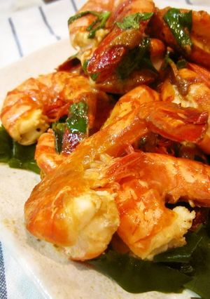 A picture of Easy Lemon-Oil Grilled Shrimp - Great for BBQ.