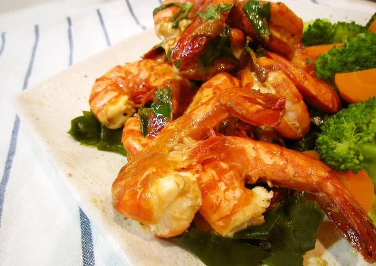 Recipe of Homemade Easy Lemon-Oil Grilled Shrimp - Great for BBQ