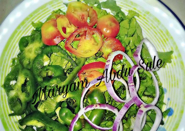 Simplest Salad Recipe In Two Easy Steps