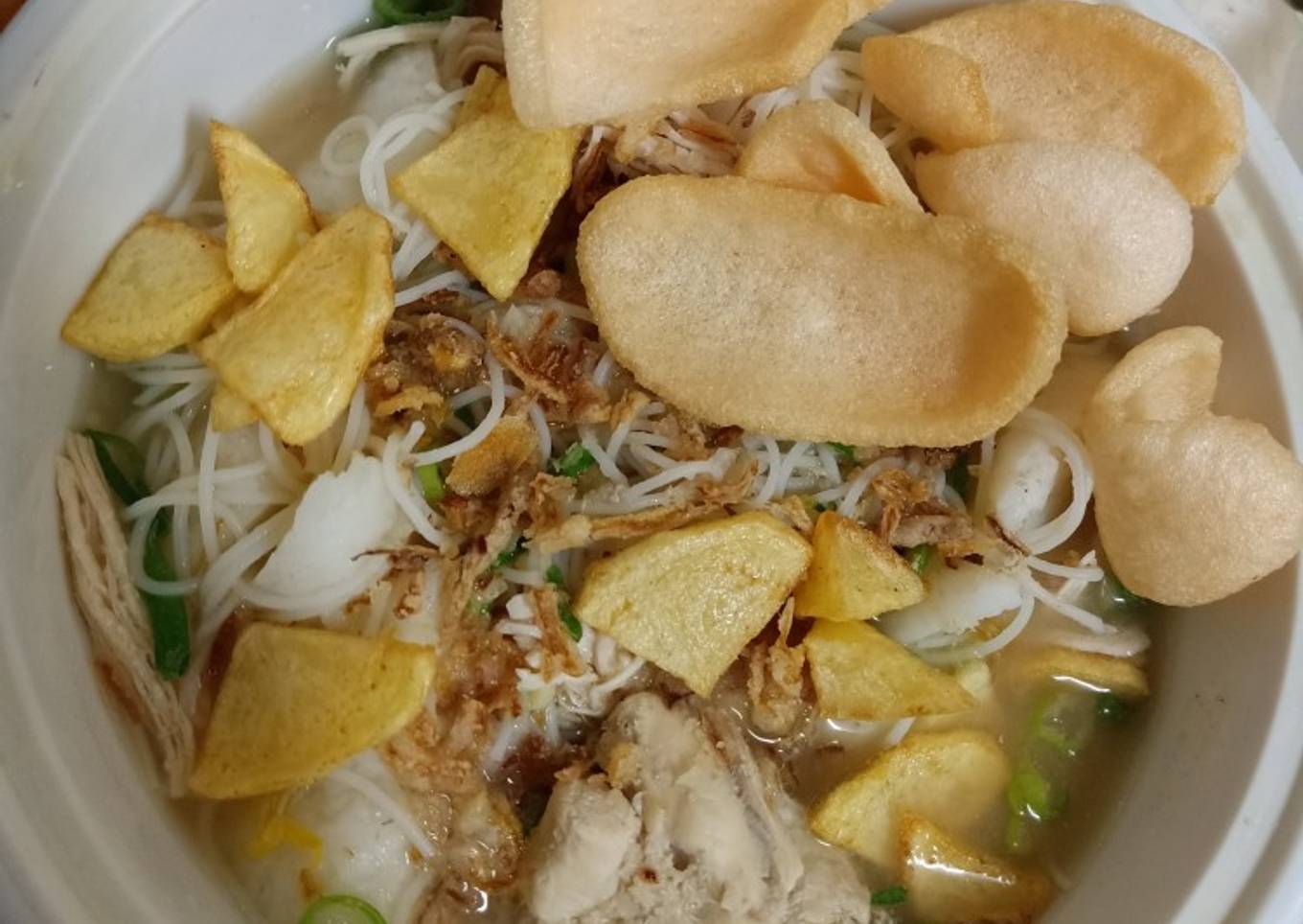 Sup ayam kuah kacang