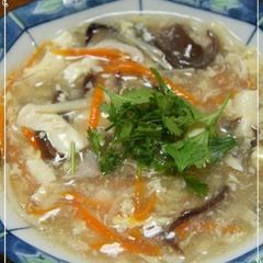 A picture of Easy Authentic Taiwanese Hot & Sour Soup.