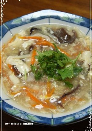 A picture of Easy Authentic Taiwanese Hot & Sour Soup.