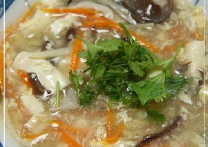 Easy Authentic Taiwanese Hot &amp; Sour Soup