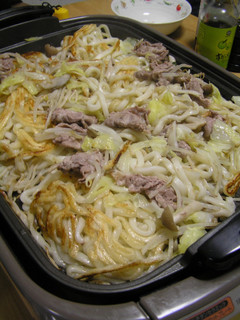 A picture of Griddle Fried Udon for Weekend Lunches.