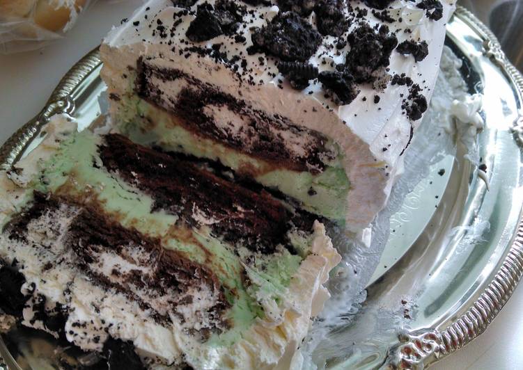 Steps to Make Homemade Easy Ice Cream Cake